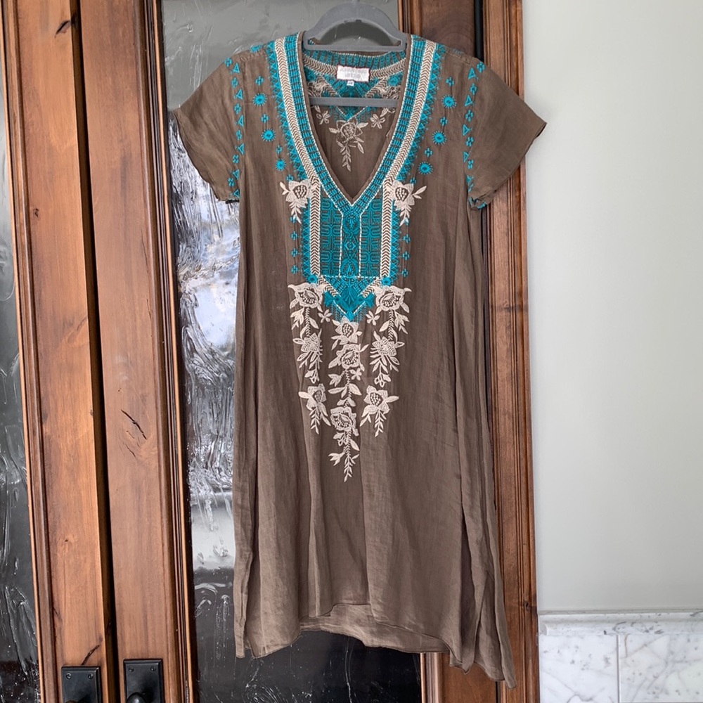 Johnny Was embroidered Dress size XS